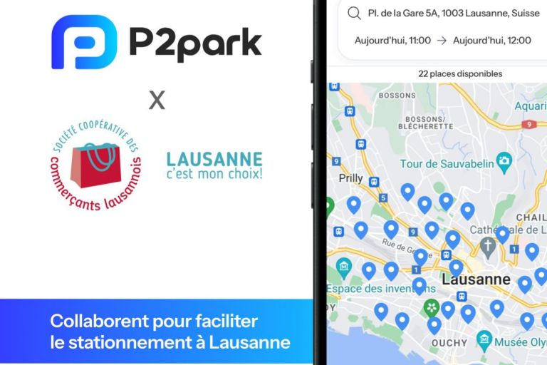 La SCCL et P2Park s’unissent pour simplifier le stationnement à Lausanne !